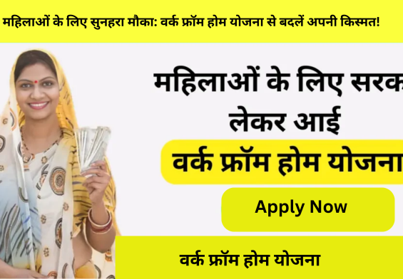 महिलाओं के लिए सुनहरा मौका: वर्क फ्रॉम होम योजना से बदलें अपनी किस्मत!