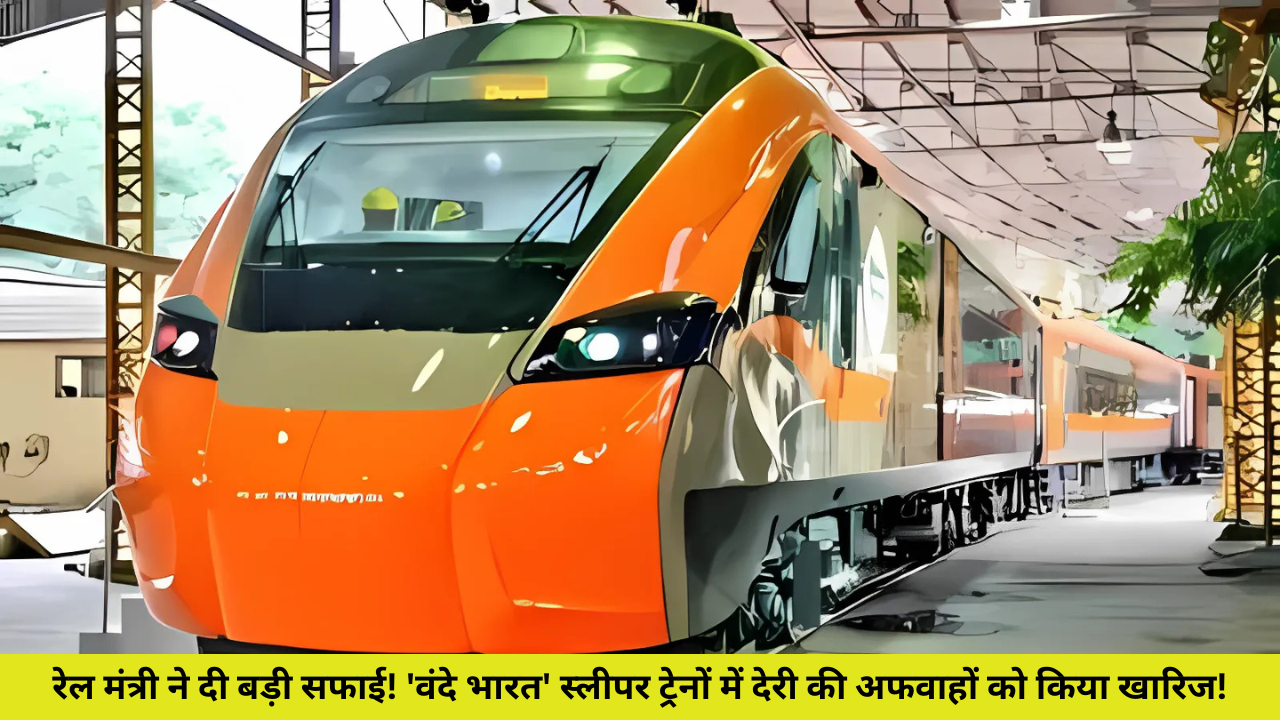 रेल मंत्री ने दी बड़ी सफाई! 'वंदे भारत' स्लीपर ट्रेनों में देरी की अफवाहों को किया खारिज!