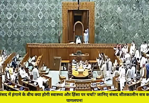 संसद में हंगामे के बीच क्या होगी स्वास्थ्य और हिंसा पर चर्चा? जानिए संसद शीतकालीन सत्र का पागलपन!